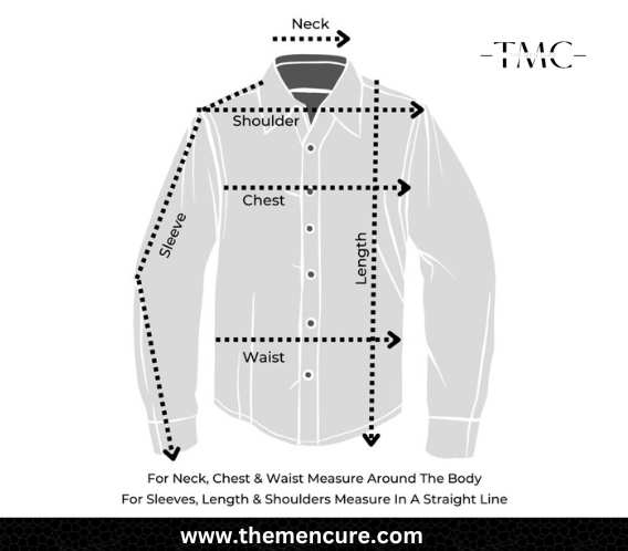 Men's Shirt Size Chart in India 2023