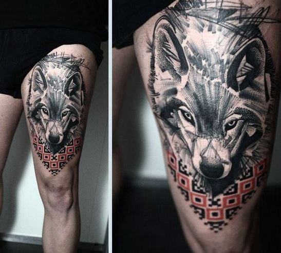 15+ Attractive Thigh Tattoos for Men (2023 updated) - Themencure