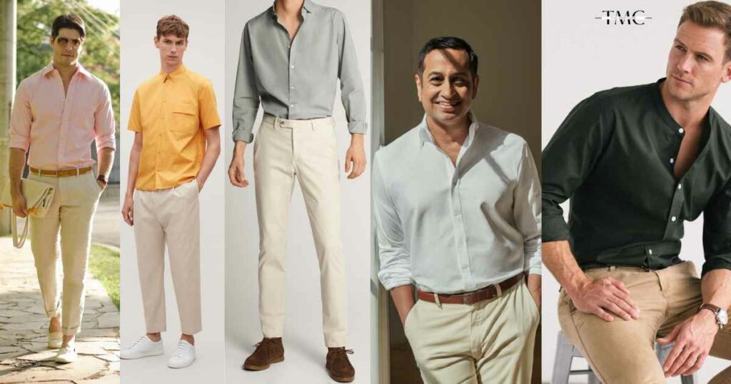 10 Cream Pant Matching Shirt Ideas 2024